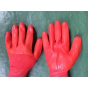 pvc塑胶磨砂香型手套